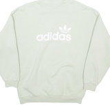 ADIDAS Womens Green Hoodie UK 10