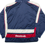 REEBOK Mens Blue Hoodie Full Zip M