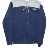 FILA Mens Blue Hoodie Full Zip M