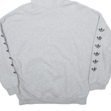 ADIDAS Womens Grey Hoodie UK 14