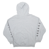 ADIDAS Womens Grey Hoodie UK 14
