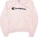 CHAMPION Womens Pink Hoodie S