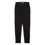 LEVI'S 711 Womens Jeans Black Slim Skinny W24 L27
