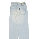 MELA VERDE Womens Jeans Blue Regular Straight W24 L30