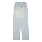 MELA VERDE Womens Jeans Blue Regular Straight W24 L30