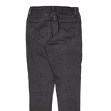 LEVI'S 710 Womens Jeans Black Slim Skinny W25 L28