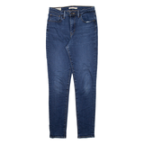LEVI'S 721 High Rise Womens Jeans Blue Slim Skinny W28 L30