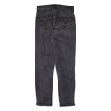 LEVI'S 724 BIG E High Rise Womens Jeans Black Slim Straight W28 L27