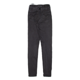 LEVI'S 721 High Rise Womens Jeans Black Slim Skinny W24 L32