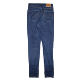 LEVI'S 721 BIG E High Rise Womens Jeans Blue Slim Skinny W27 L30