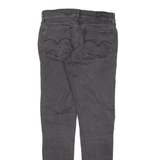 LEVI'S 710 Womens Jeans Grey Slim Skinny W27 L30