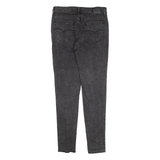LEVI'S 720 High Rise Womens Jeans Black Slim Skinny W30 L30
