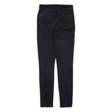 LEVI'S 721 High Rise Womens Jeans Black Slim Skinny W28 L32