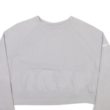 NIKE Cropped Womens Sweatshirt Grey M