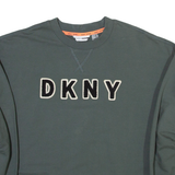 DKNY Womens Sweatshirt Green XS