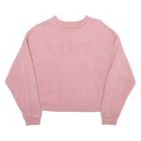 LEVI'S Cropped Womens Sweatshirt Pink XS