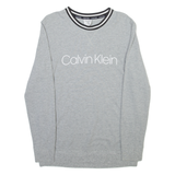 CALVIN KLEIN Lightweight Mens Sweatshirt Grey S