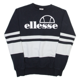 ELLESSE Womens Sweatshirt Black UK 8