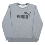 PUMA Mens Sweatshirt Grey M