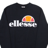 ELLESSE Womens Sweatshirt Black UK 8