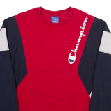 CHAMPION Mens Sweatshirt Red XS