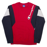 CHAMPION Mens Sweatshirt Red XS