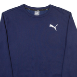 PUMA Mens Sweatshirt Blue M
