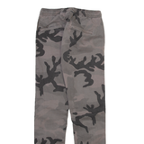 URBAN CLASSICS Camo Jogger Style Mens Trousers Grey Relaxed Tapered W24 L29