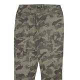 VERT DE RANGE Camo Womens Trousers Green Relaxed Tapered W32 L29