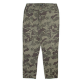 VERT DE RANGE Camo Womens Trousers Green Relaxed Tapered W32 L29