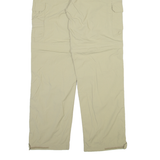 SALEWA Detachable Legs Mens Trousers Beige Regular Straight W32 L32