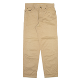 HARLEM WALKER Mens Trousers Cream Regular Straight W32 L30
