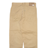 HARLEM WALKER Mens Trousers Cream Regular Straight W32 L30