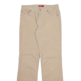 TEDDY'S Womens Corduroy Trousers Cream Regular Bootcut W28 L31