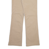 TEDDY'S Womens Corduroy Trousers Cream Regular Bootcut W28 L31