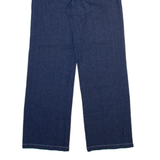 NATURA Womens Trousers Blue Relaxed Straight W24 L31