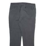 DOCKERS Mens Trousers Grey Slim Straight W32 L28