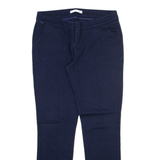 LACOSTE Womens Trousers Blue Slim Skinny W30 L27