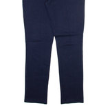 LACOSTE Womens Trousers Blue Slim Skinny W30 L27