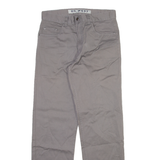 GO WEST Mens Trousers Grey Regular Straight W29 L30