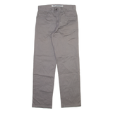 GO WEST Mens Trousers Grey Regular Straight W29 L30