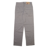 GO WEST Mens Trousers Grey Regular Straight W29 L30