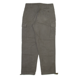 Cargo Mens Trousers Grey Regular Straight W32 L29