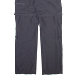 INOC Detachable Legs Mens Trousers Grey Regular Straight W32 L32