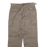 MFH INT COMP Military Cargo Style Womens Trousers Beige Regular Straight W30 L28