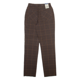 GARDEUR Womens Trousers Brown Slim Straight W24 L30