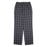 RUBY Mens Trousers Grey Regular Straight Wool W26 L30