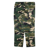 Camo Cargo Mens Trousers Green Regular Straight W34 L27