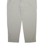 Detachable Legs Womens Trousers Grey Relaxed Straight W32 L31