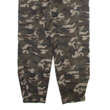 AMISU Camo Cargo Womens Trousers Grey Relaxed Tapered W30 L26